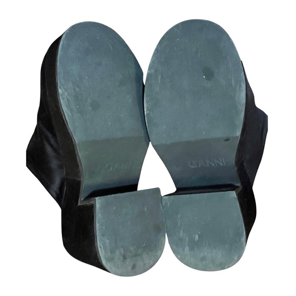 GANNI Satin platform mules size 37 - Picture 7 of 9